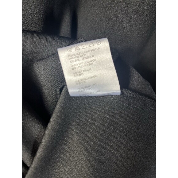 Miusol Dress XL Black Sleeveless Sheath Ruched Side Scoop Neck Midi Stretch - Picture 6 of 8